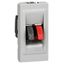 Audio socket Mosaic - loudspeaker socket - 4 mm² terminal - 1 module - alu thumbnail 1
