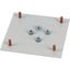 XAS3-3 Cover, cut out for circuit breaker, NZM3, 3p, grey thumbnail 2