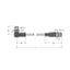 Industrial Ethernet/PROFINET Cable Extension Cable   WSSD-RSSD-4416-0.6M thumbnail 2