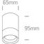 WHITE CYLINDER GU10 10W IP54 thumbnail 4