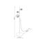 Floor lamp KARBON 3 golden thumbnail 5