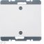 Blind plug centre plate, screw-on, K.1, p. white glossy thumbnail 3