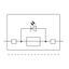 2-conductor fuse terminal block with pivoting fuse holder for miniatur thumbnail 6