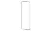 Cover frame for recessed stay installation H1800 W500 mm sheet steel thumbnail 1