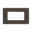 Frame - 1-gang / 4-modules - Niessen logo - Anthracite thumbnail 1