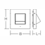 CENTRYXX W IP65, 2,9...2,9 W, 210...220 lm, 765, white, on/off Wall lu thumbnail 4