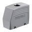 HDC enclosures, Size: 6, Protection degree: IP65, in plugged condition, Cable entry from top, Side-locking clamp on lower side, , Size of cable entries: 1*M40 thumbnail 2