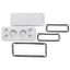 Gland plate set size 1, blind gland plate thumbnail 2