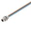 Built-in plugs, M8 thread, pin, straight, Mounting thread: M8, Number of poles: 8, Strand / cable length: 0.2 m thumbnail 2