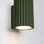 GREEN WALL LAMP WITH ELEGANT GROOVES ON THE LAMPSHADE FROM THE KARBON OLIVE GREEN SERIES thumbnail 7