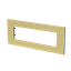 Frame - 1-gang / 7-modules - Niessen logo - Noble - Matt Gold thumbnail 2