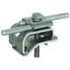 Gutter clamp Al for bead 16-22mm with double cleat for Rd 8-10mm thumbnail 1