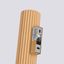 UP-DOWN WALL LAMP GOLD CARBON 20CM FOR BEDROOM WITH CORRUGATED LAMPSHADE 2XGU10 thumbnail 11