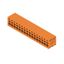 Printed circuit board terminals, 5.08 mm, Number of poles: 16, 90°, Solder pin length (l): 3.5 mm, tinned, orange, PUSH IN without actuator, Clamping range, max. : 2.5 mm², Box thumbnail 4