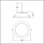 AMY VARIOFLEX 220 1950 830/35/40 - Recessed Downlight IP44 thumbnail 7