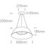 BRUSHED BROWN PENDANT 60W WW IP20 230V thumbnail 2