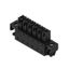 PCB plug-in connector, female header, Solder flange inverted, THT/THR solder connection, 3.81 mm, Number of poles: 6, 90°, Solder pin length (l): 1.5 mm, tinned, black, Box thumbnail 2