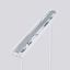 DOUBLE HANGING ON A WHITE CARBON STRIP, 2XGU10 ALUMINUM LAMPSHADES thumbnail 9