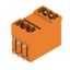 PCB plug-in connector, male header, closed side, THT solder connection, 5.00 mm, Number of poles: 6, 90°, Solder pin length (l): 3.2 mm, tinned, orange, Box thumbnail 3