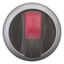 M22-WRLK3-R Illuminated selector switch actuator, RMQ-Titan, With thumb-grip, maintained, 3 positions, red, Bezel: titanium thumbnail 10
