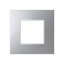 Frame 1-gang - ABB logo - Silver thumbnail 1