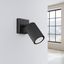 STYLISH WALL LAMP WITH MOVABLE BLACK LAMP FROM THE KARBON SERIES FOR ADDITIONAL LIGHTING thumbnail 2