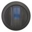 M22S-WRLK3-B Illuminated selector switch actuator, RMQ-Titan, With thumb-grip, maintained, 3 positions, Blue, Bezel: black thumbnail 7