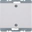Blind plug with centre plate and screw fastening Arsys polar white, gl thumbnail 3