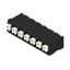 Printed circuit board terminals, 5.00 mm, Number of poles: 7, 90°, black, PUSH IN with actuator, Clamping range, max. : 1.5 mm², Tape thumbnail 4