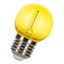 EcoPack 5pcs LED Filament G45 E27 0.6W Yellow PC thumbnail 1