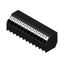 Printed circuit board terminals, 3.50 mm, Number of poles: 12, 135°, Solder pin length (l): 1.5 mm, black, PUSH IN with actuator, Clamping range, max. : 1.5 mm², Tube thumbnail 1