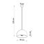 HANGING LAMP PABLITO E27 1X60W IP20 thumbnail 7