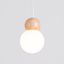 Pendant lamp PEKKA 3P white/natural wood thumbnail 7