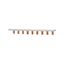 BUSBAR, low voltage, 100 A, AC 600 V, DC 1000 V, 15 x 16 x 160 mm, 9P, UL thumbnail 3