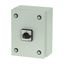 On-Off switch, P1, 40 A, 3 pole, surface mounting, with black thumb grip and front plate, in steel enclosure thumbnail 5