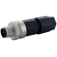 M12 male 0° A-cod. Push-Lock 4-pol., 0,14 - 0,75mm², 4 - 8mm thumbnail 2
