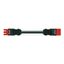 pre-assembled interconnecting cable;Eca;Socket/plug;red thumbnail 2