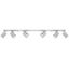 CEILING LAMP MERIDA 6L GREY GU10 6X40W IP20 thumbnail 1