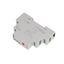 Bistable relay 24V, 4 functions, DIN, two control circuits, with inrush relay 160A/20ms; BIS-419-LED-24V thumbnail 3