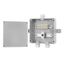 Klippon POK (polyester empty enclosure), Enclosures, Height: 250 mm, Width: 255 mm, Depth: 120 mm, Material: Glass fibre-reinforced polyester, untreated, Light Grey thumbnail 1