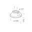 POLE BASE COVER 222 120 GREY9007 thumbnail 2