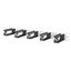 Cable manager 19 inches/1RU 100 mm RAL 7035 grey thumbnail 1