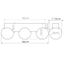Ceiling lamp BULBO 3 natural wood thumbnail 4