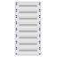 Distribution board insert KVN 60mm, 3-33K, 8-rows thumbnail 1