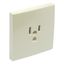 SAF C.PLATE F/EARTH SOCKET (USA NEMA) PEARL thumbnail 2