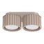 Ceiling lamp AURA 2 taupe Gx53 thumbnail 2