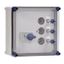 Distribution enclosure 1x40A Duco 4p 3xDII+busbars thumbnail 1