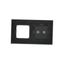 Single TV socket final, black matt thumbnail 2