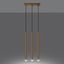 PASTELO 3L GOLD HANGING LAMP G9 3X8W IP20 thumbnail 3