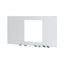 XTMPIX40WC-H550W1000 Front cover for IZMX40, withdrawable, HxW=550x1000mm, grey thumbnail 6